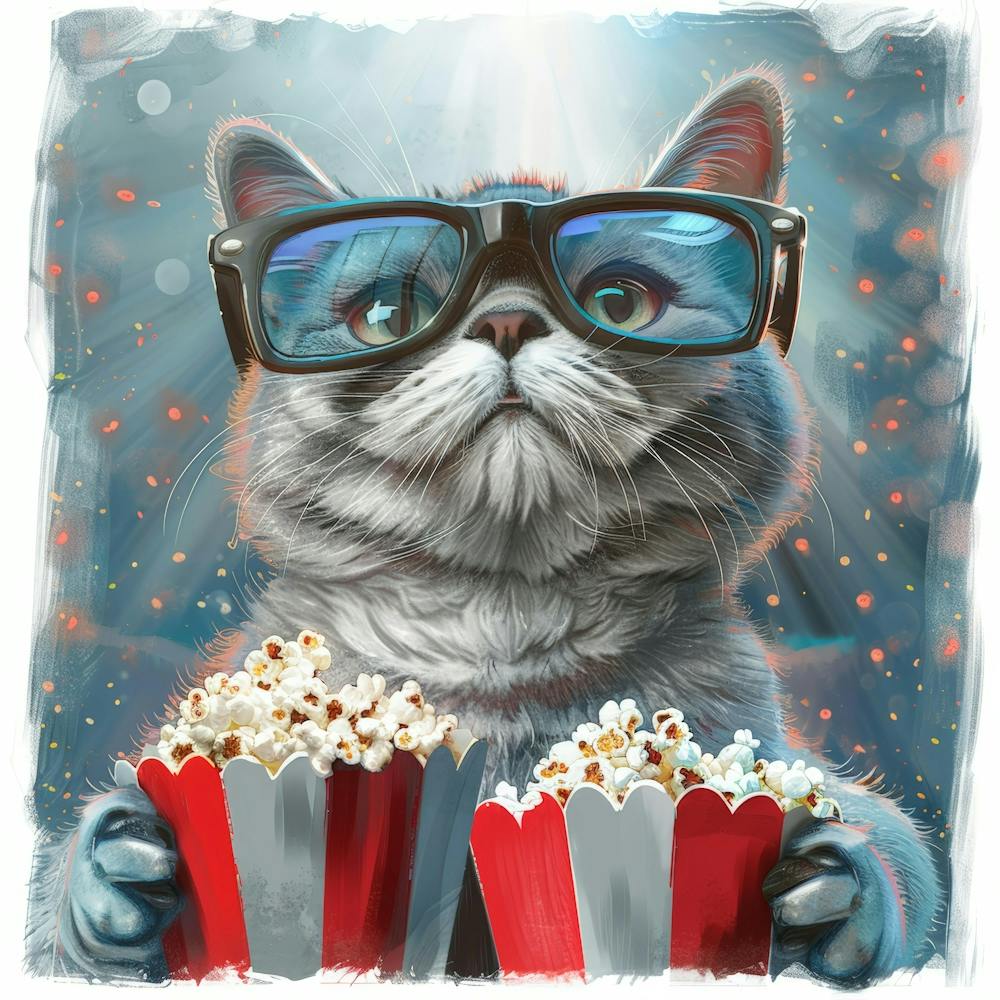 Cat In Glasses 9