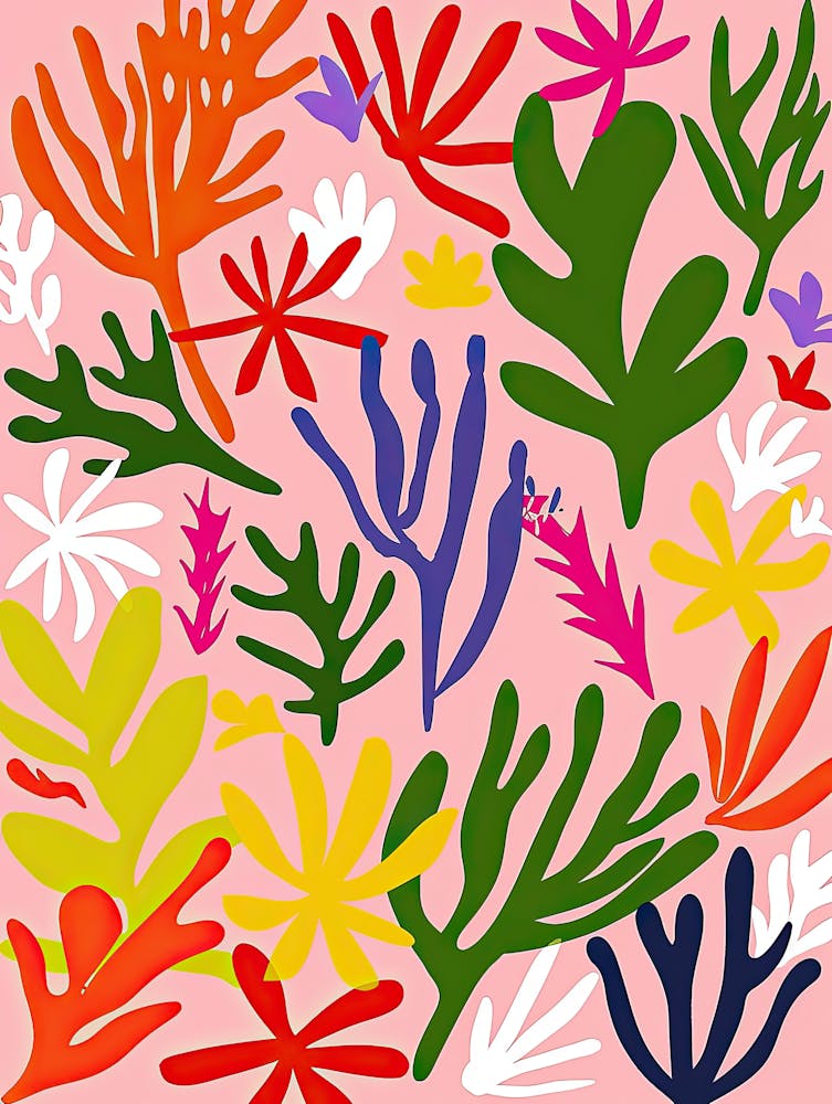 Bursting Hues Matisse Style