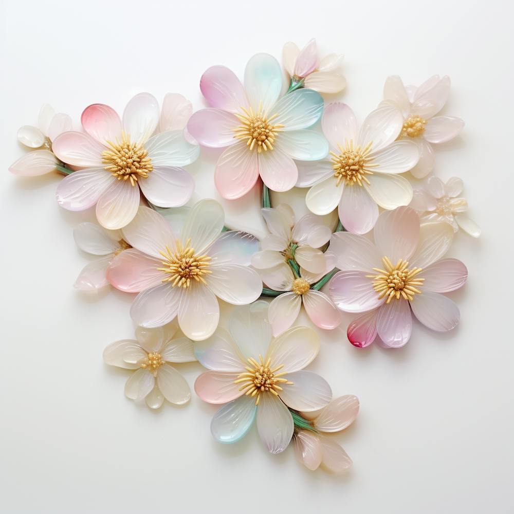 Pink And White Flowers