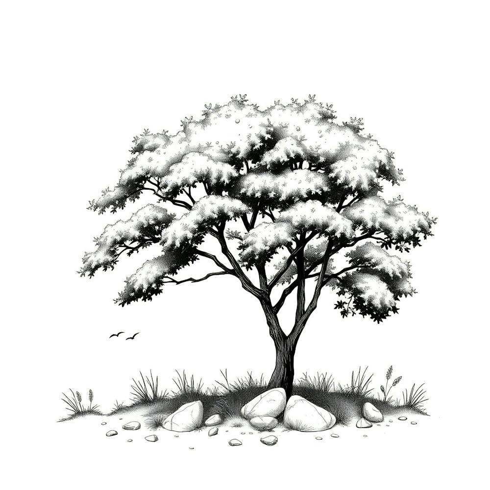 Baum im Schnee 3