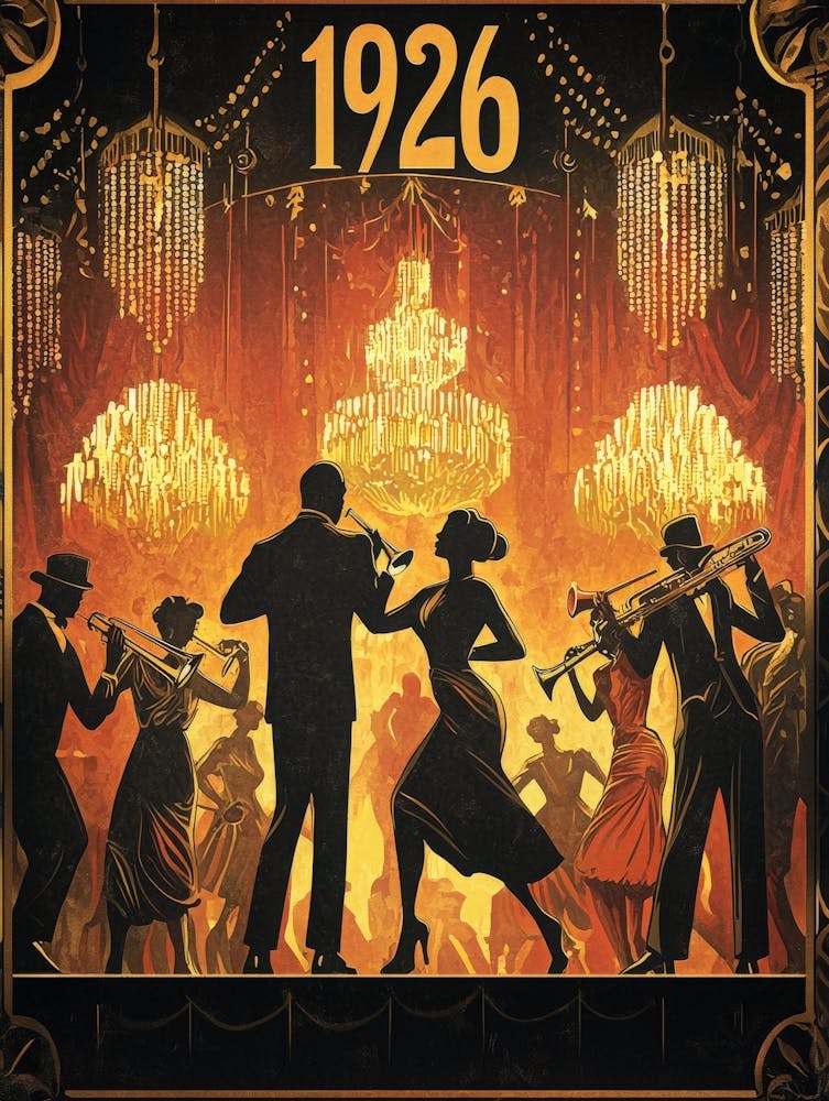 Aihrgdesign A Vintage Entertainment Poster Capturing The Live A56643c3 09d7 4279 9e23 96c8237e699a 0