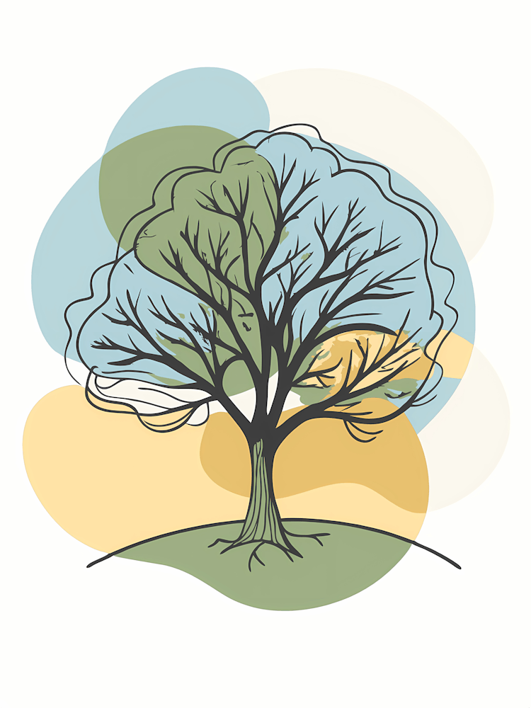 Tree On A Hill 1
