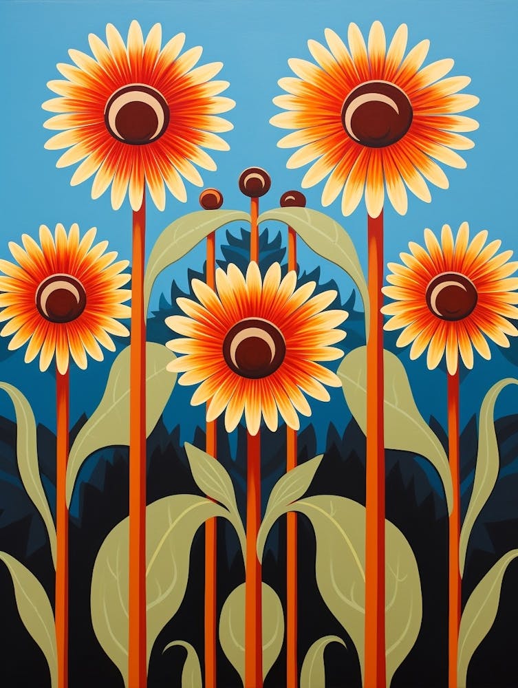 Blumenmotiv Gemälde Gänseblümchen