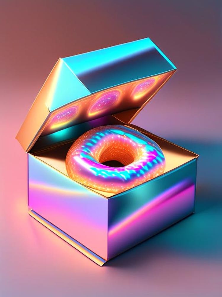 A Box Of Donuts Holographic 1