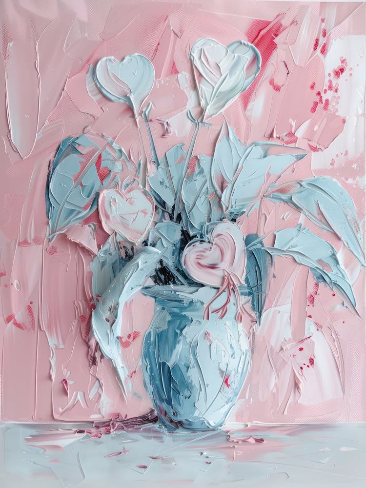 A World Of Flowers Bleeding Heart 1 Painting