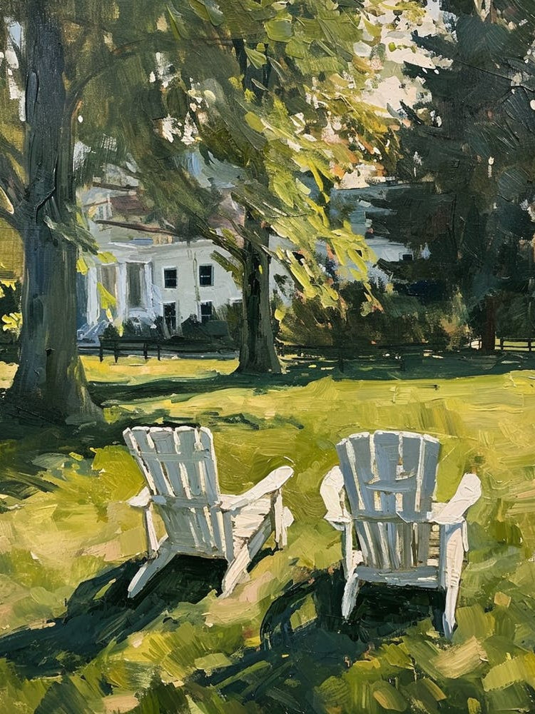 Adirondack Chairs - expressionism 2