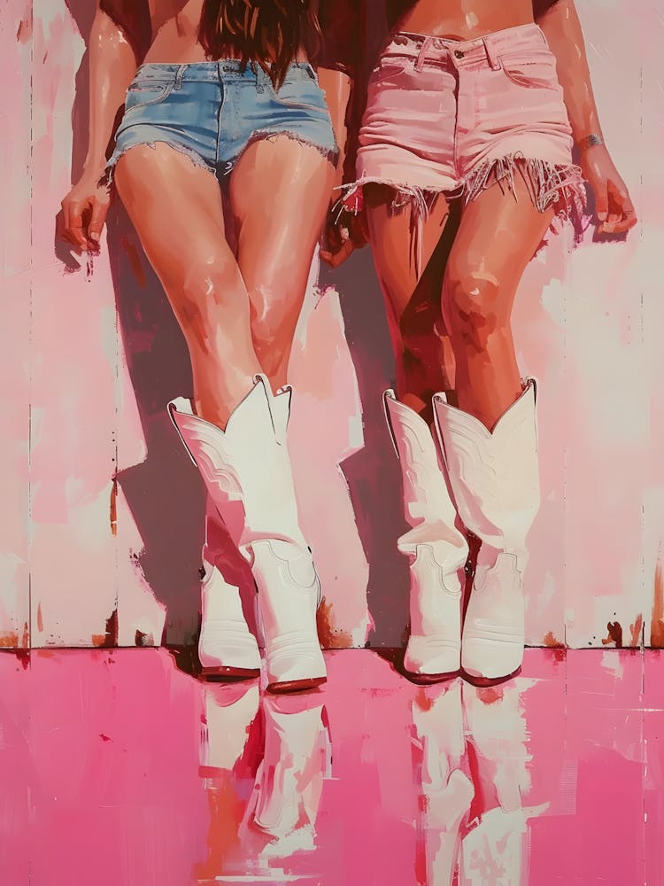 Cowgirls On Pink