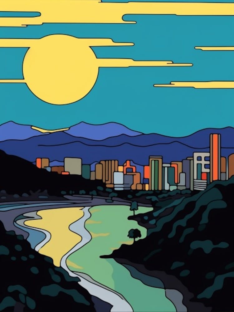 Minimal Design Style Of Los Angeles, Usa 1