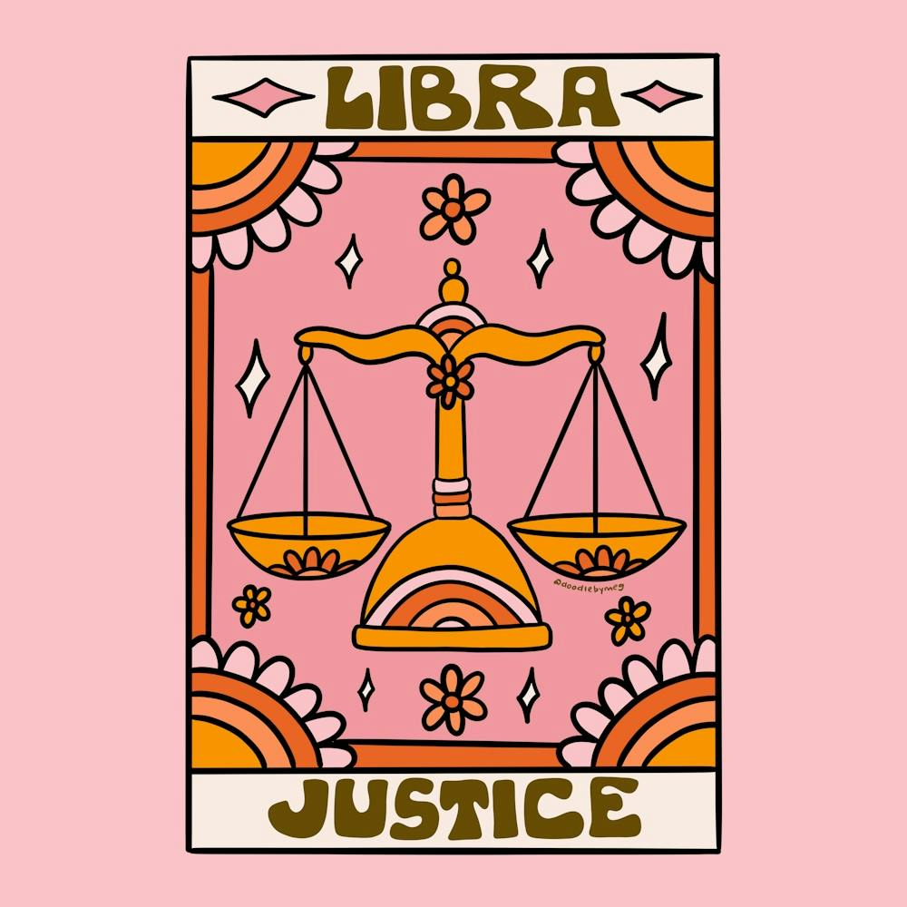 Libra Tarot Card