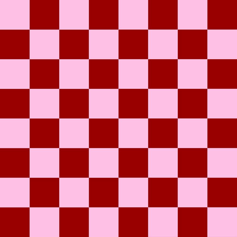 Checkered Pattern Red and Pink 1