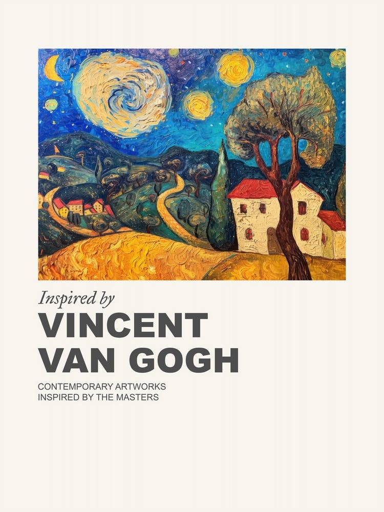 Museum Poster Inspired By Vincent Van Gogh 10