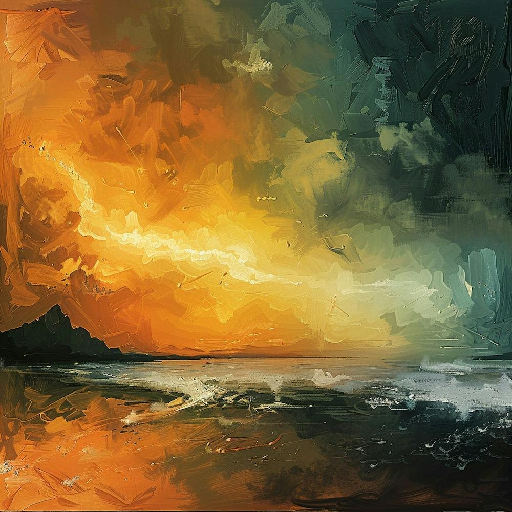 Sunset On The Beach 2