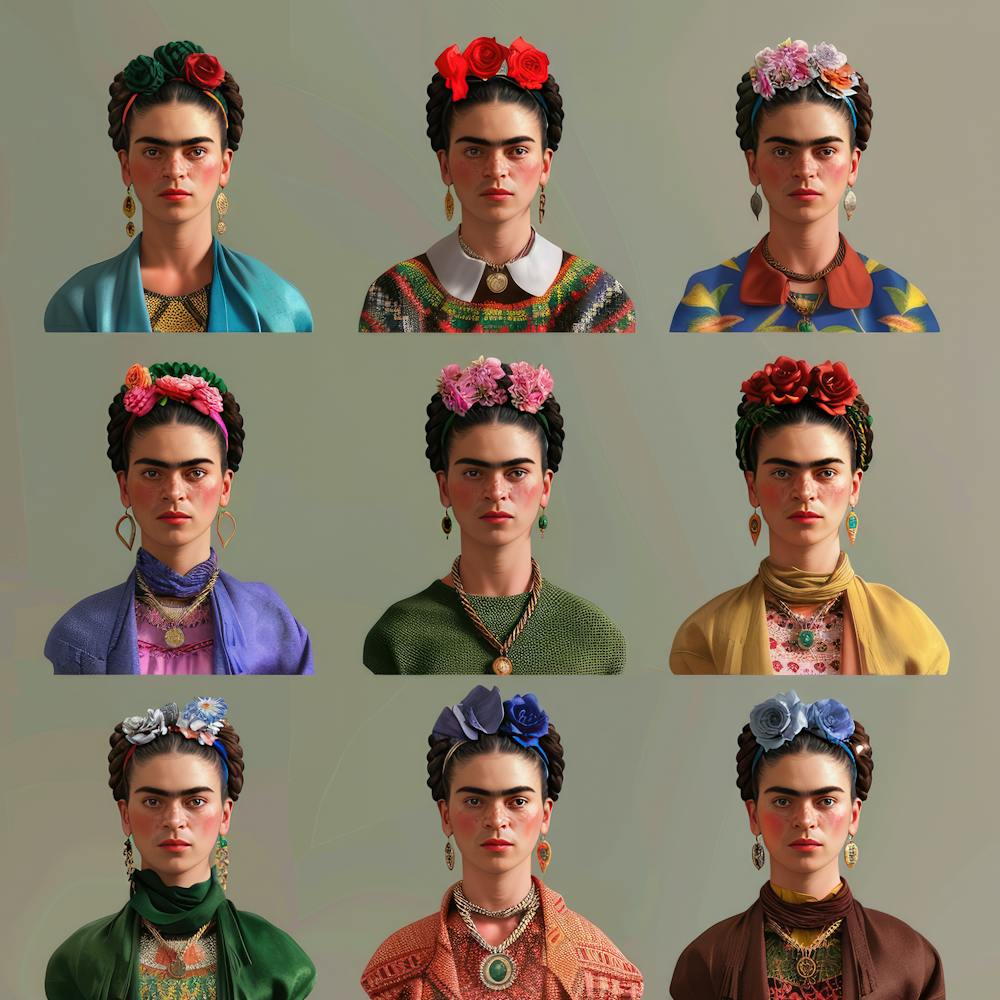 Aspects of Frida Kahlo in Avatars 3