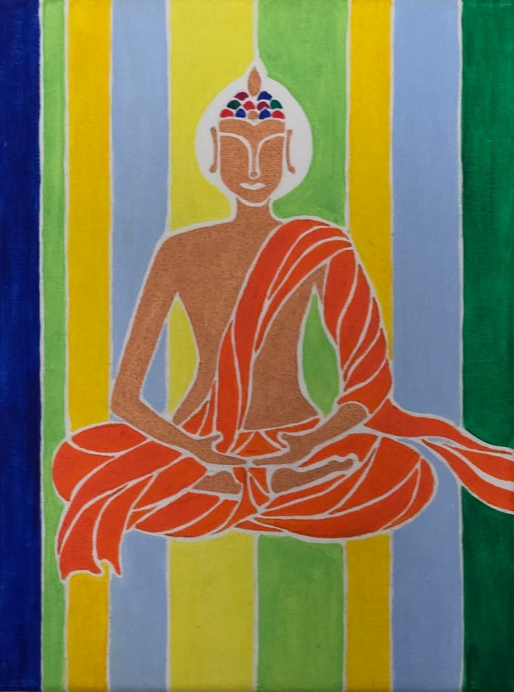 Meditating Buddha by DollyJ