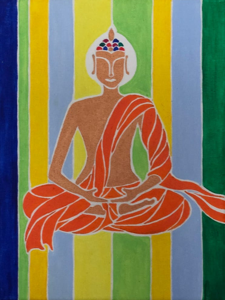 Meditating Buddha by DollyJ