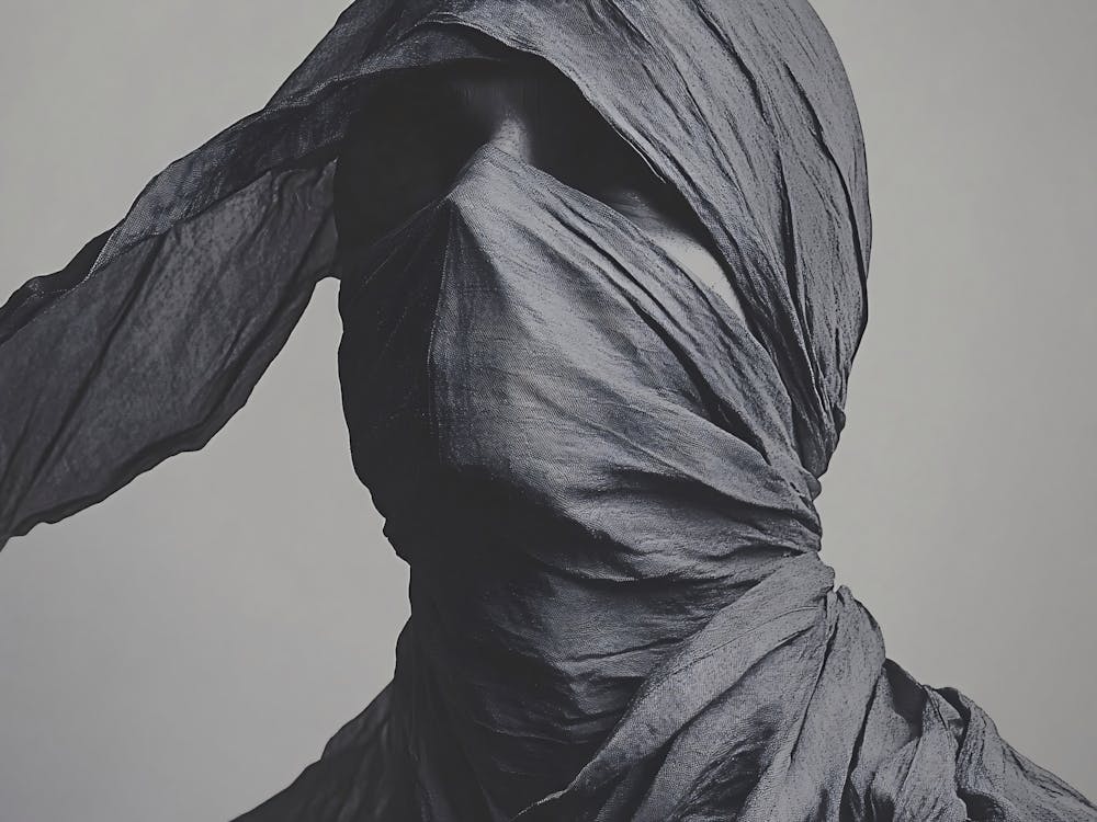 Uprising - Man With His Head Covered