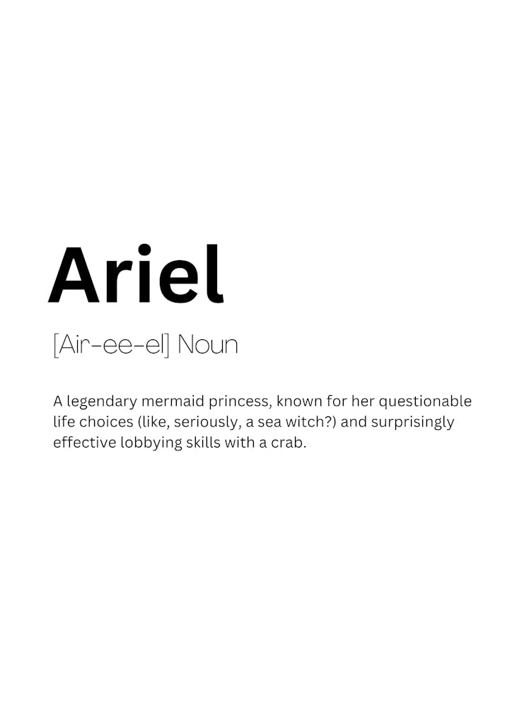 Ariel Definition Bedeutung