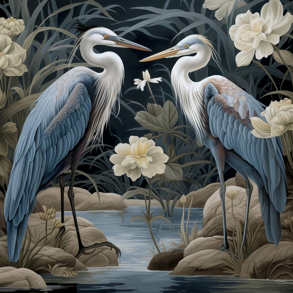 Blue Herons 1