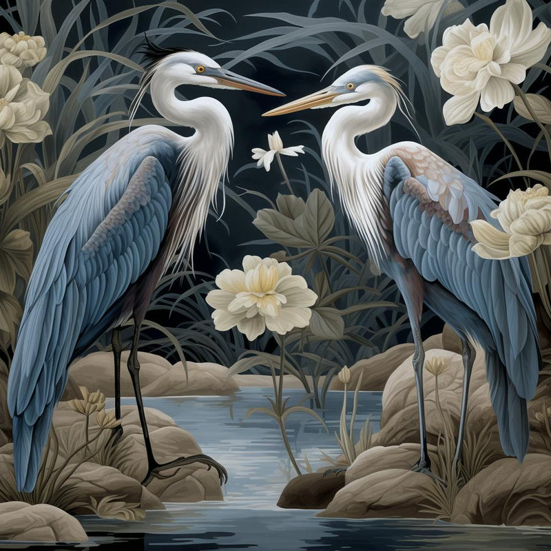 Blue Herons 1