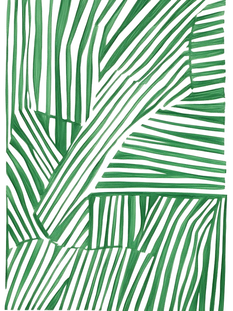 Green Striped Pattern