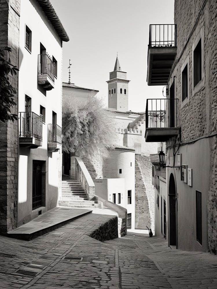Toledo, Spain, Black And White Analogue Photography 3