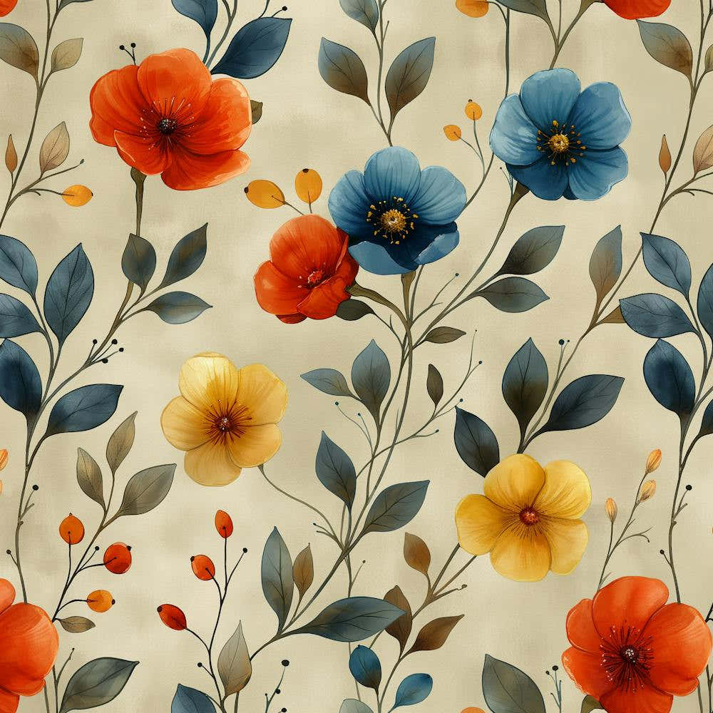 Watercolor Floral Pattern