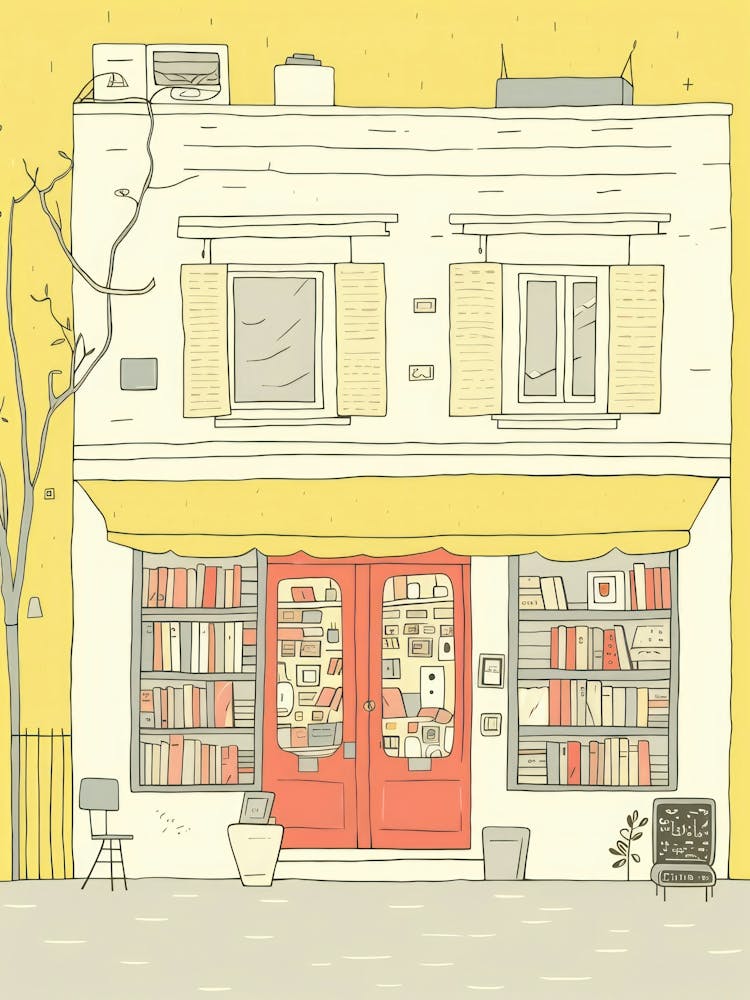 Athens The Book Nook Pastel Colours 2