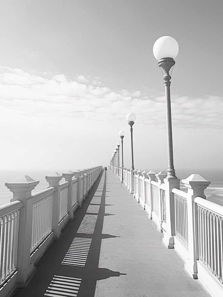 Agadir, Morocco, Black And White Photography 3