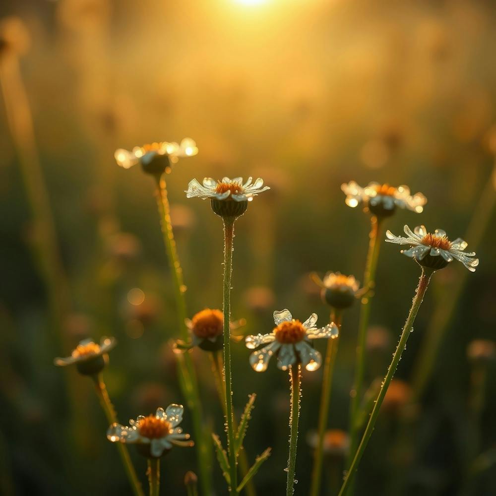 Gänseblümchen in der Sonne