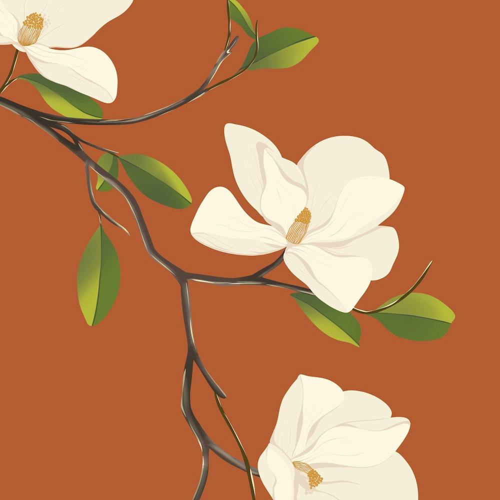Vintage Blumenillustration