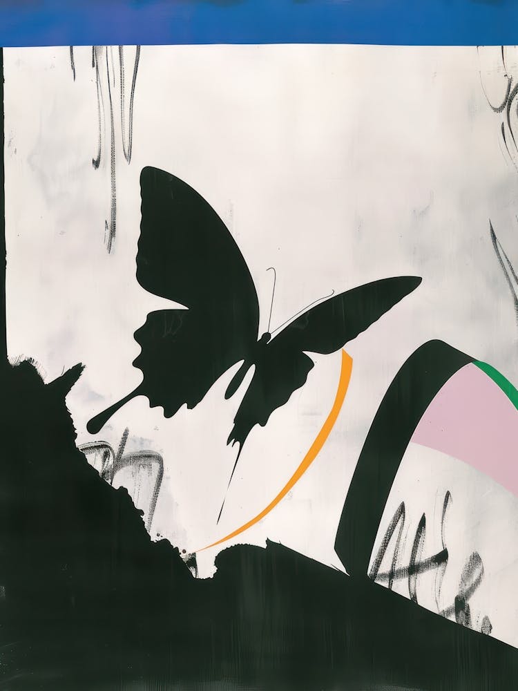 Butterfly 2 Cut Out Collage