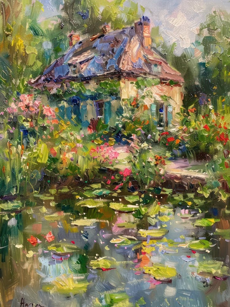 Floral Garden Fairy Pond 7