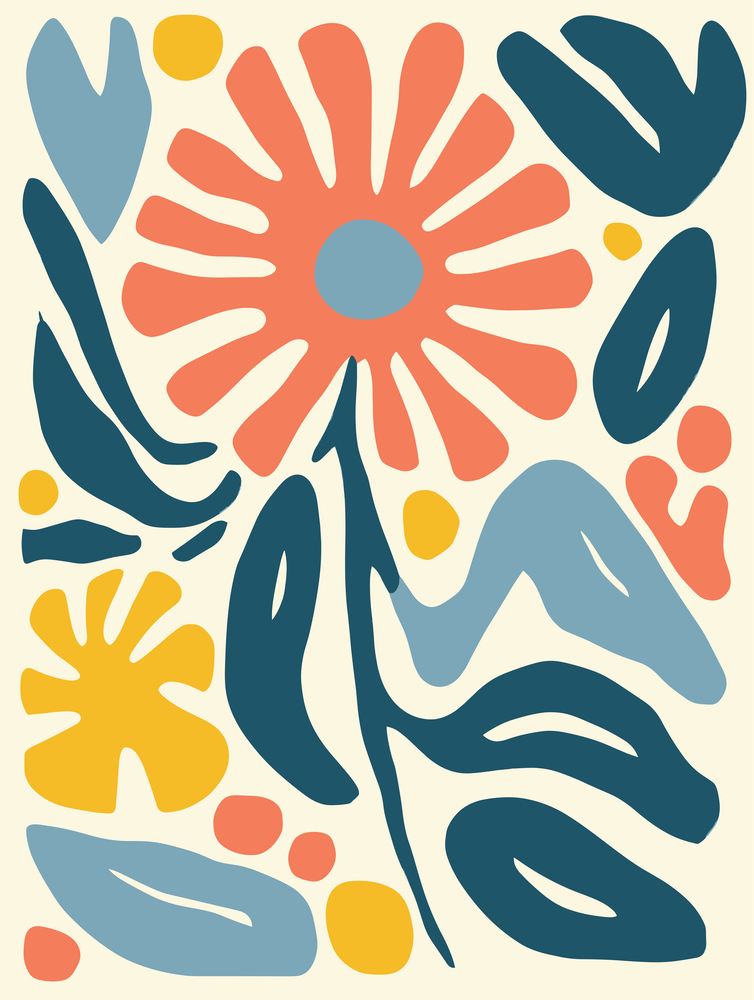 Abstract Floral Painting 3