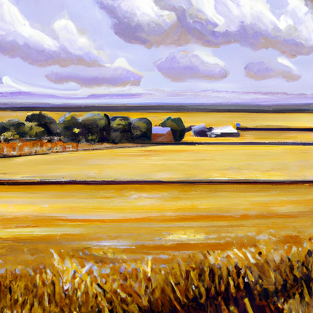 Painting Of Farmland
