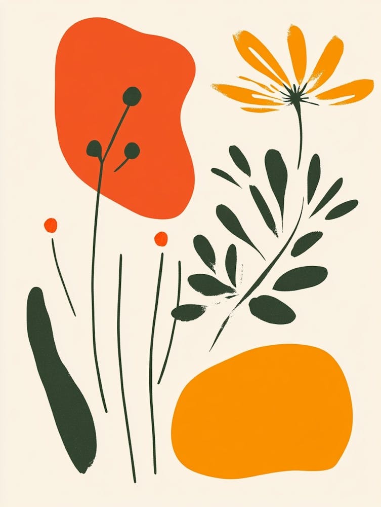 Orange And Yellow Flowers