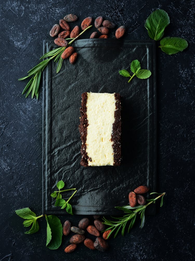 Cheesecake — Food kitchen poster/blackboard, photo art