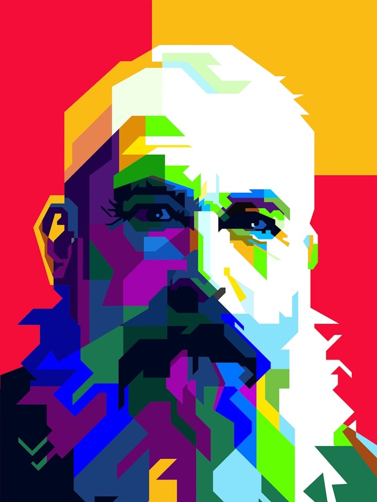 Claude Monet pop art WPAP born(1840–1926) was a French painter and a founding figure of the Impressionist movement, which revolutionized the art world in the late 19th century. His work emphasized capturing light, atmosphere, and fleeting moments in nature through loose brushwork and vibrant color.