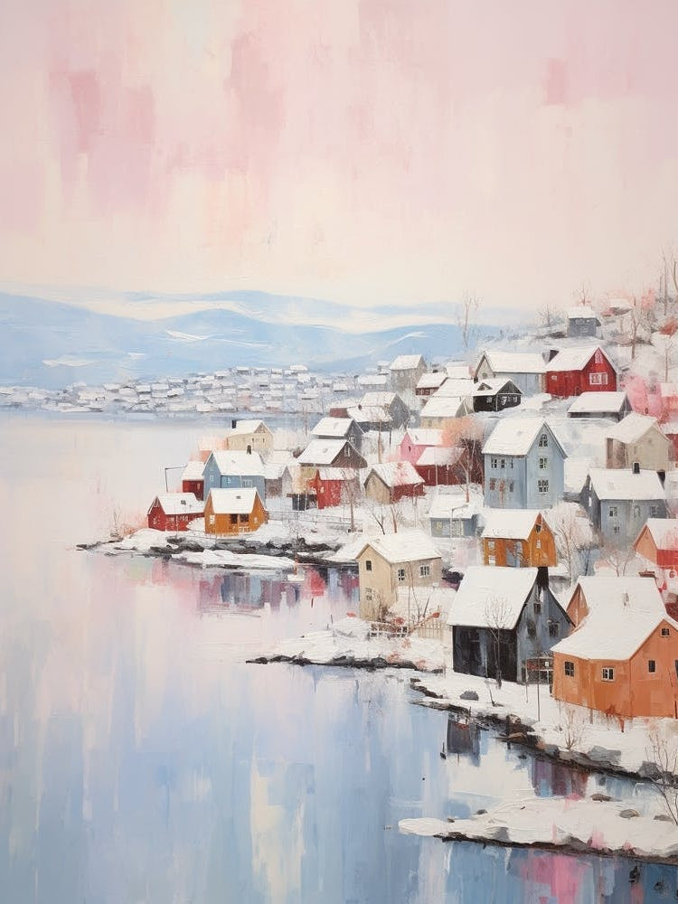 Dreamy Winter Painting Troms Norway 1