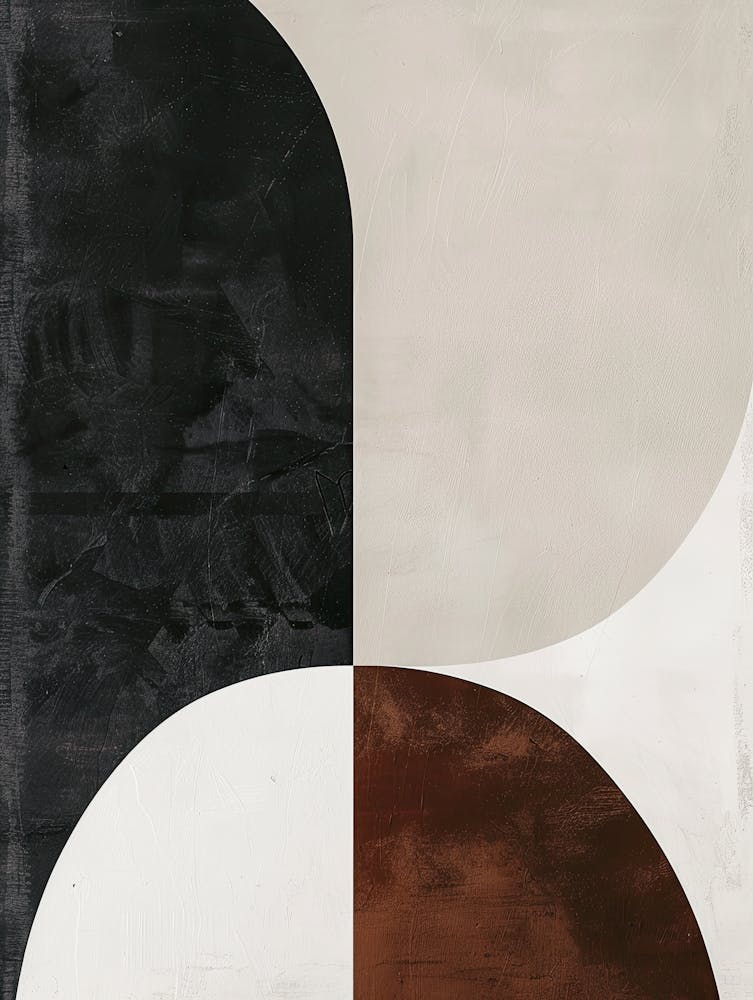 Auseinanderlaufende Schatten Bauhaus Minimalistisch
