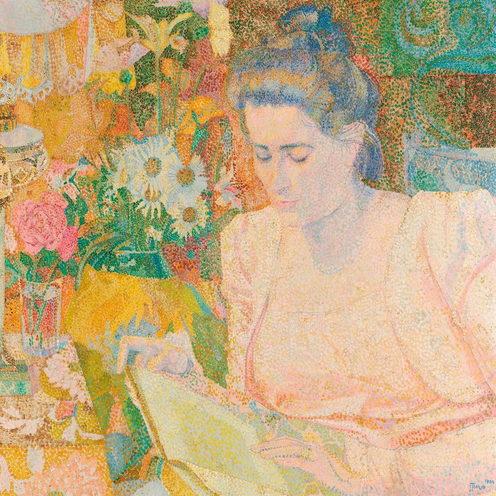 Portrait Of Mrs Marie Jeannette De Lange, Jan Toorop