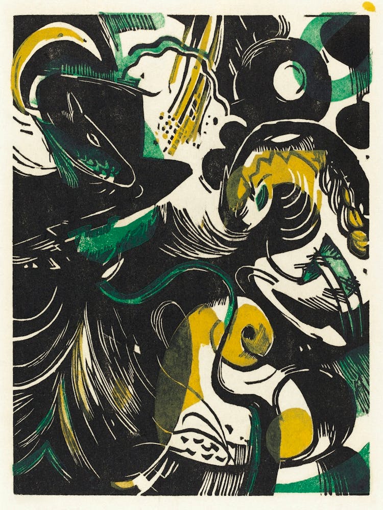 Genesis Ii (Schopfungsgeschichte Ii) (1914), Franz Marc