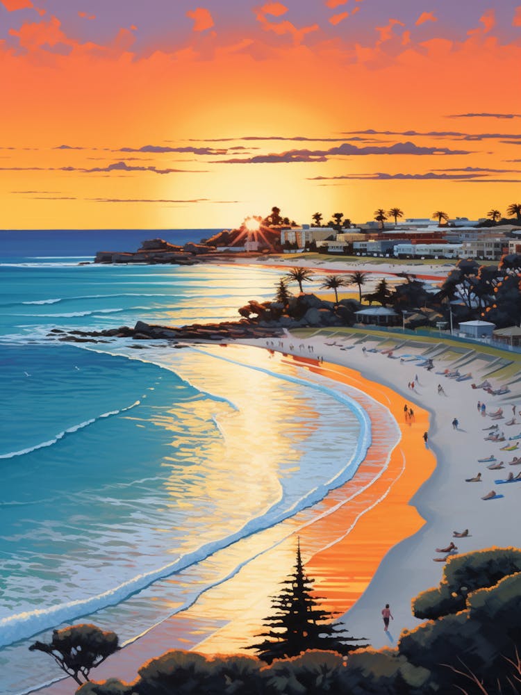 Sunkissed Painting Of Cottesloe Beach Australia 2