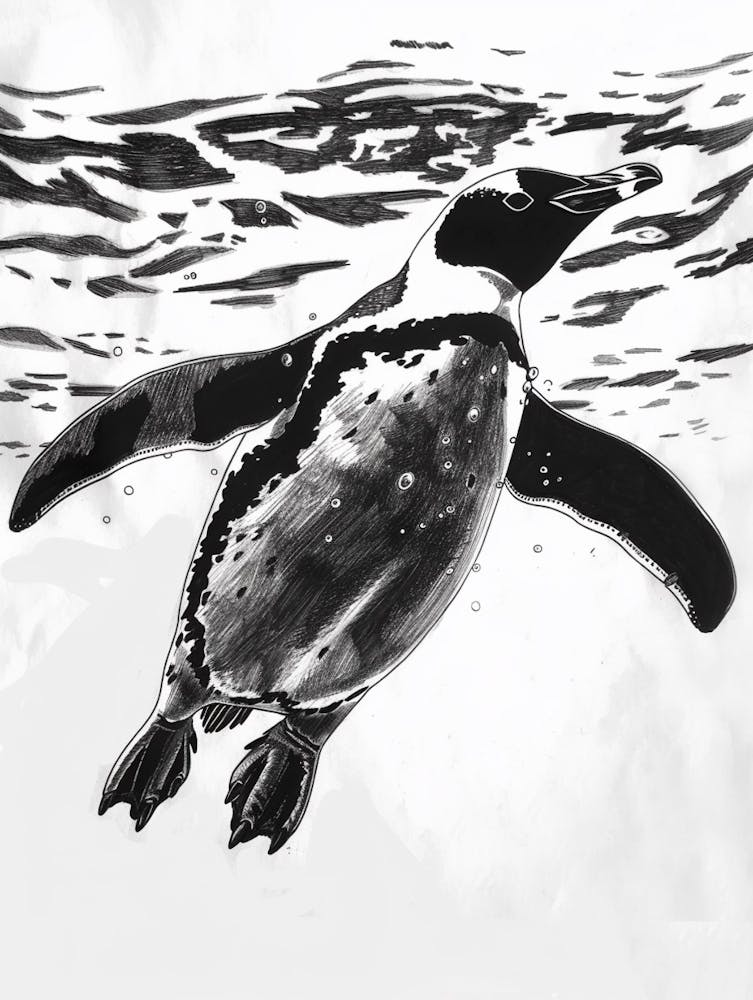 Emperor Penguin Swimming 3