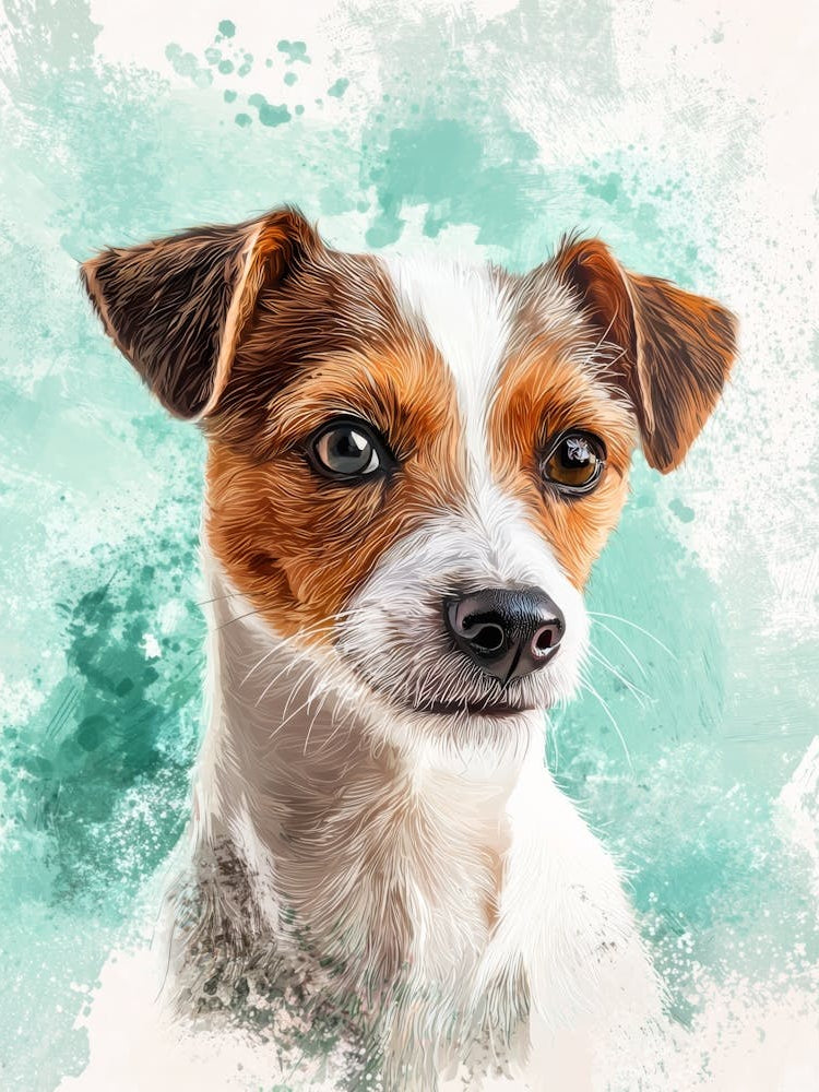 Jack Russell Terrier. Generated AI. 13