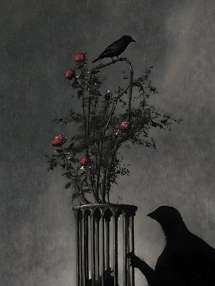 Bird In A Cage 1