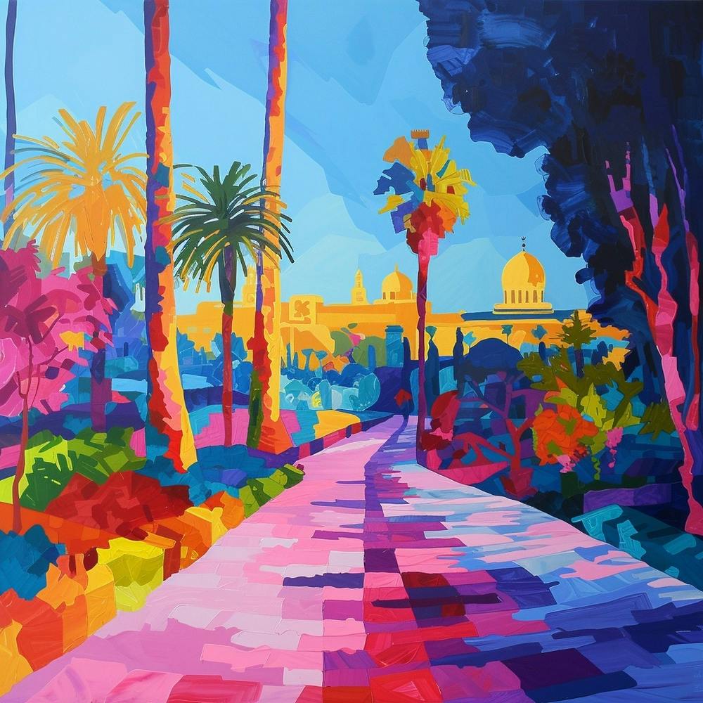 Abstract Park Collection Al Azhar Park Cairo Egypt 2