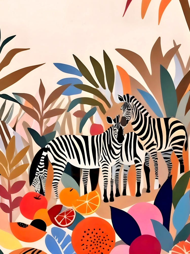 Three Zebras