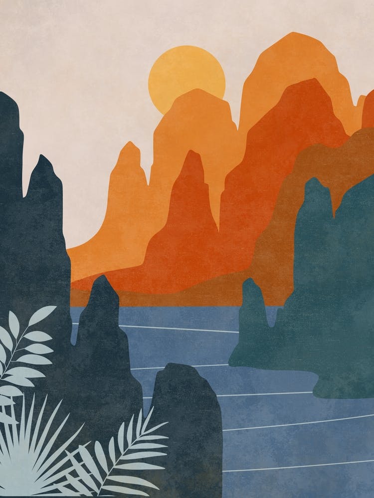 Sunset In The Mountains 12