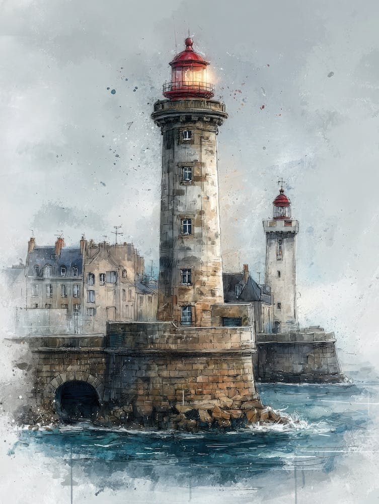 Aihrgdesign Isolated Watercolor Painting Of European Lighthou 4e3cd30d 269d 4c3a 8e14 217ad7d2b170 1