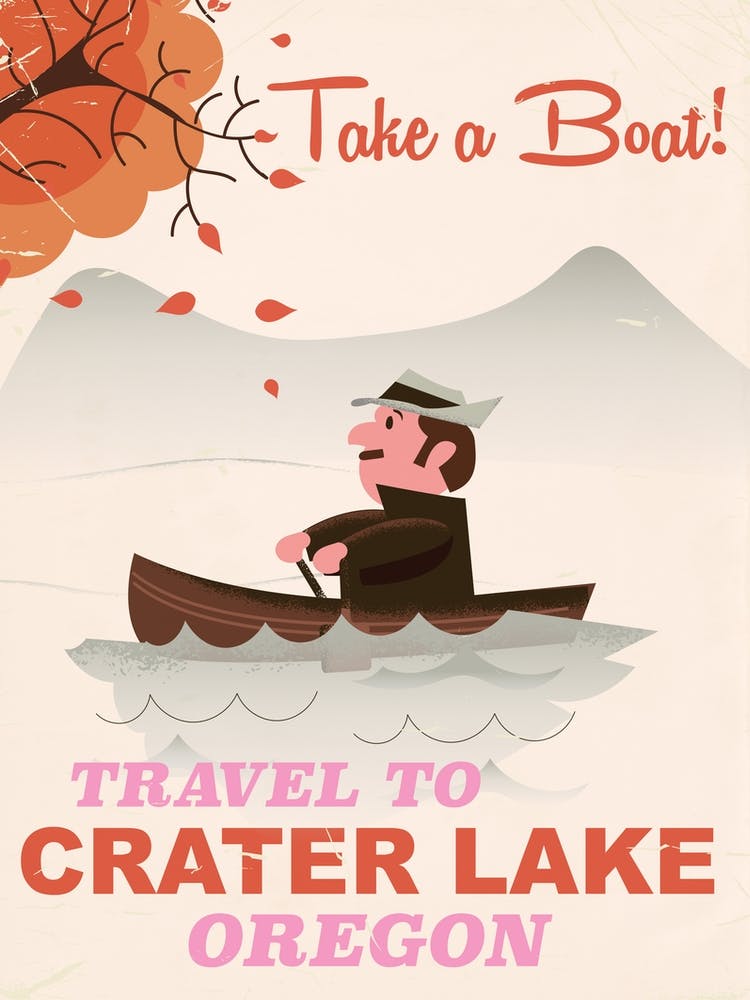 Take A Boat Travel To Crater Lake Oregon